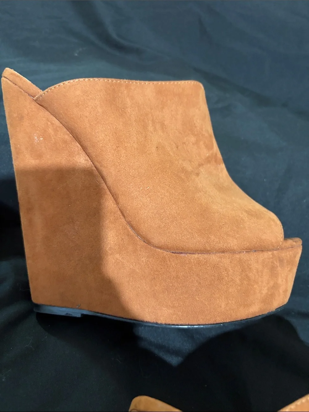 Shoe Dazzle suede upper